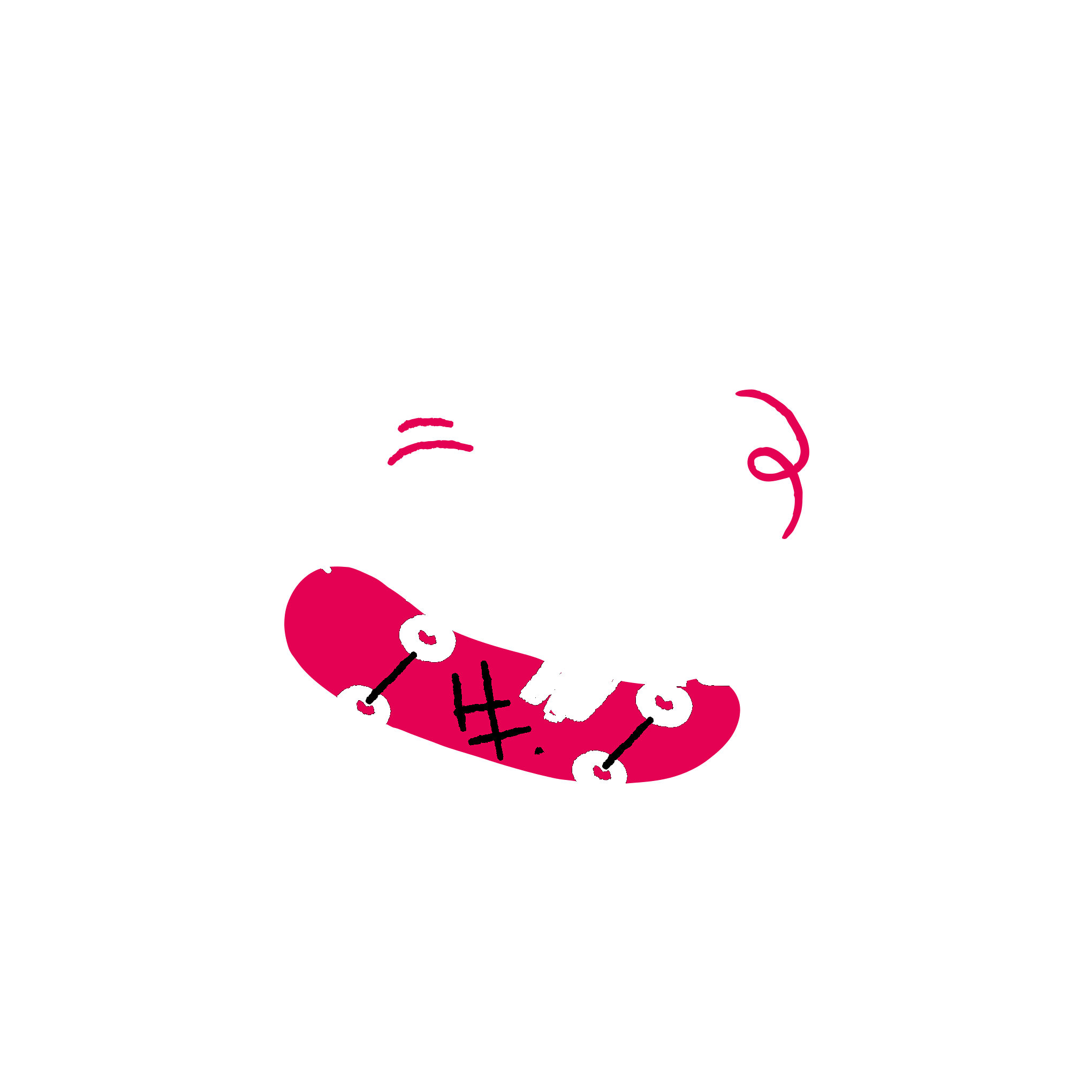 Skateboard Doodle